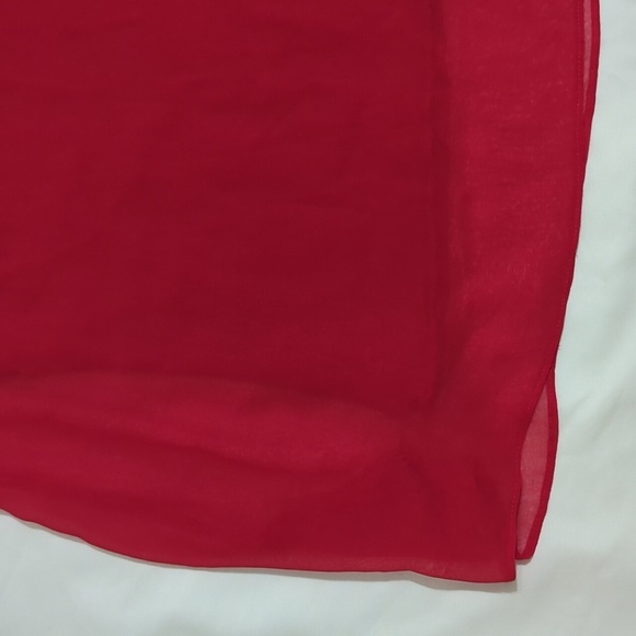 Express Chiffon Tank, Color Red Size L - Picture 5 of 15